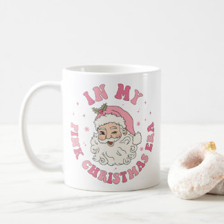 In meiner rosa Weihnachtszeit-Tasse Kaffeetasse