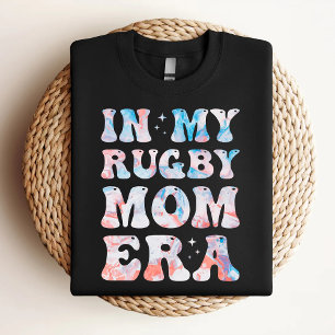 In meiner Rugby-Mama Era Colorful Rugby Mama T-Shirt
