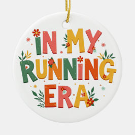 In meiner Running-Ära, ein lustiges Running-Gesche Keramik Ornament