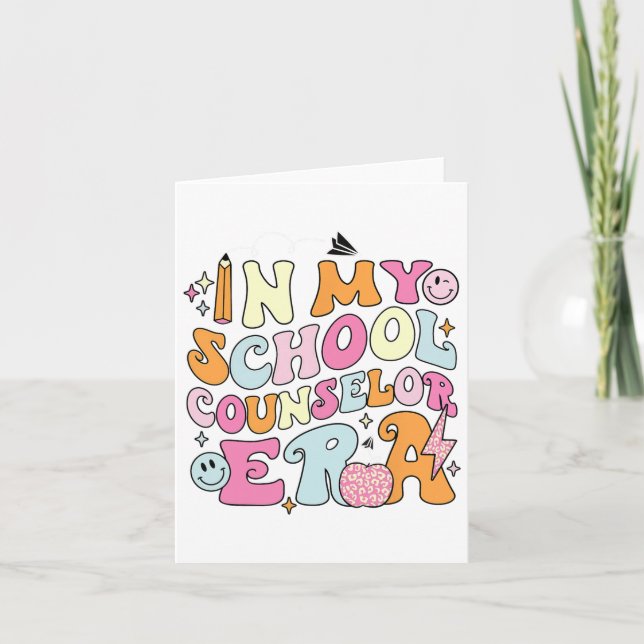 In meiner Schulberaterzeit geht es zurück zum Schu Karte (Vorderseite)