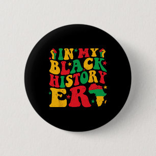 In meiner schwarzen Geschichte Zeitalter Retro Sch Button