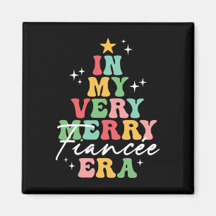 In Meiner Sehr Fröhlichen Verlobten-Ära Weihnachte Magnet