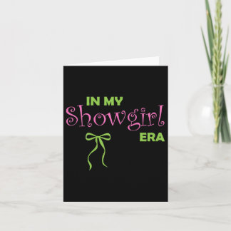 In meiner Showgirl-Ära Groovy Leben eines Showghou Karte
