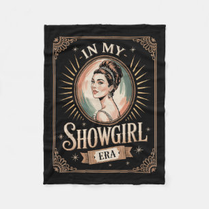 In meiner Showgirl-Ära Retro glamouröses Selbstbew Fleecedecke