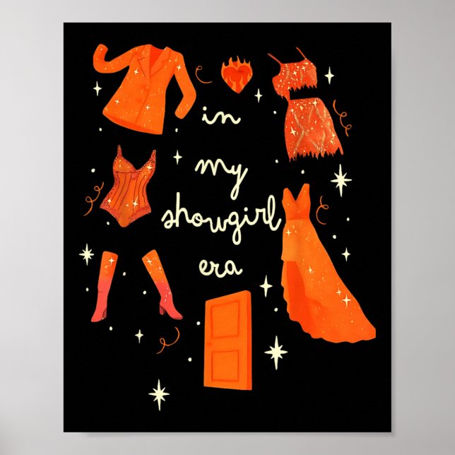 In meiner Showgirl Era Funny Show Mädchen Frauen M Poster (Vorne)