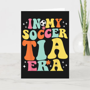 In meiner Soccer-Tia-Ära Retro-Spieltag Groovy Karte