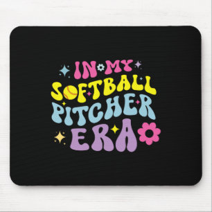 In Meiner Softball-Pitcher-Ära Groovy Fastpitch Mä Mousepad