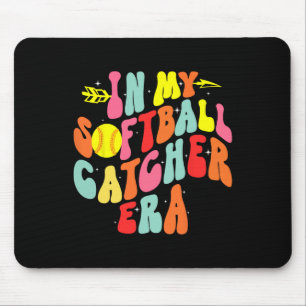 In Meiner Softll Catcher Ära Groovy Softll Spieler Mousepad