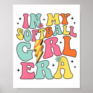 In Meiner Softll Girl Ära Retro Groovy Softll Girl Poster