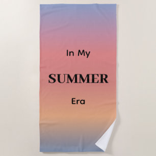 In meiner Sommer-Ära Farbverlauf Sonnenaufgang Strandtuch