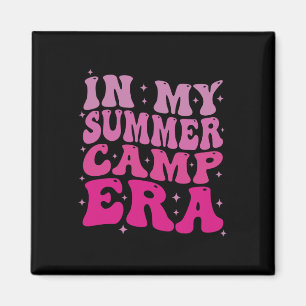 In meiner Sommercamp-Ära Groovy Lustige Camping Ca Magnet