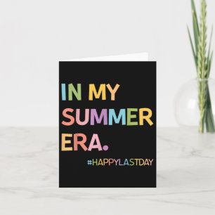 In meiner Sommerzeit Sommerpause Ende des Schuljah Karte