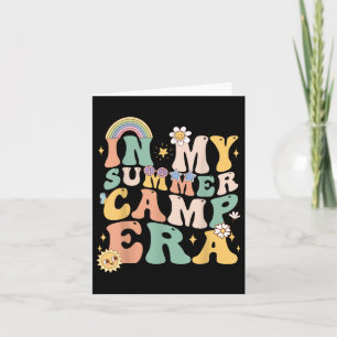 In meiner Sommerzelterzeit Niedlicher Campingsomme Karte