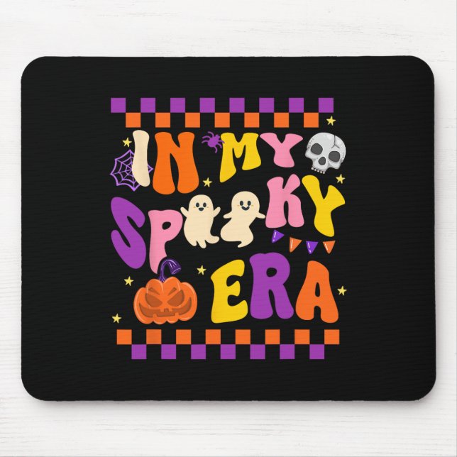 In meiner Spooky-Ära Niedlich Ghost Funny Hallowee Mousepad (Vorne)