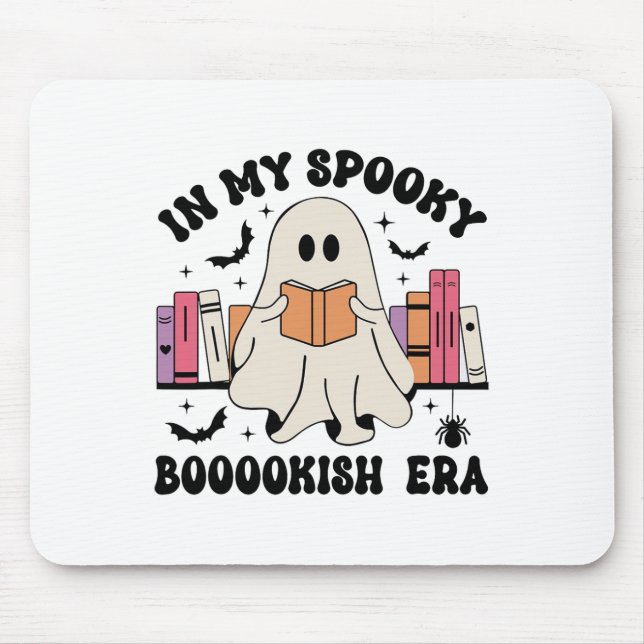In meiner Spooky Booka Ghost Books Halloween Rea Mousepad (Vorne)