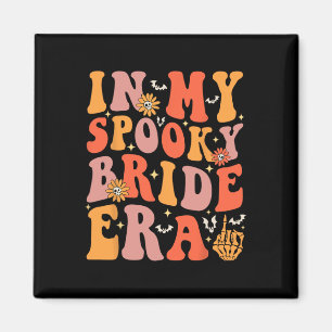 In meiner Spooky Bride Era Groovy Halloween Weddin Magnet
