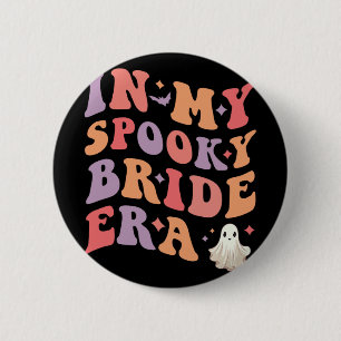 In meiner Spooky Bride Era Halloween Braut Button