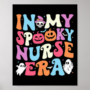 In meiner Spooky-Nurse-Ära Halloween Groovy Nursin Poster