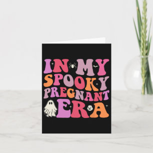 In meiner Spooky Schwangerschaft Halloween Schwang Karte