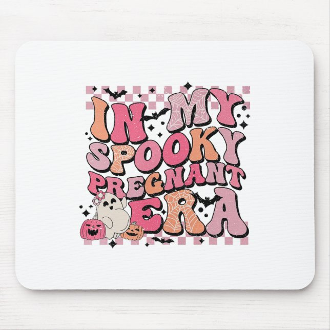 In meiner Spooky Schwangerschaft Halloween Schwang Mousepad (Vorne)