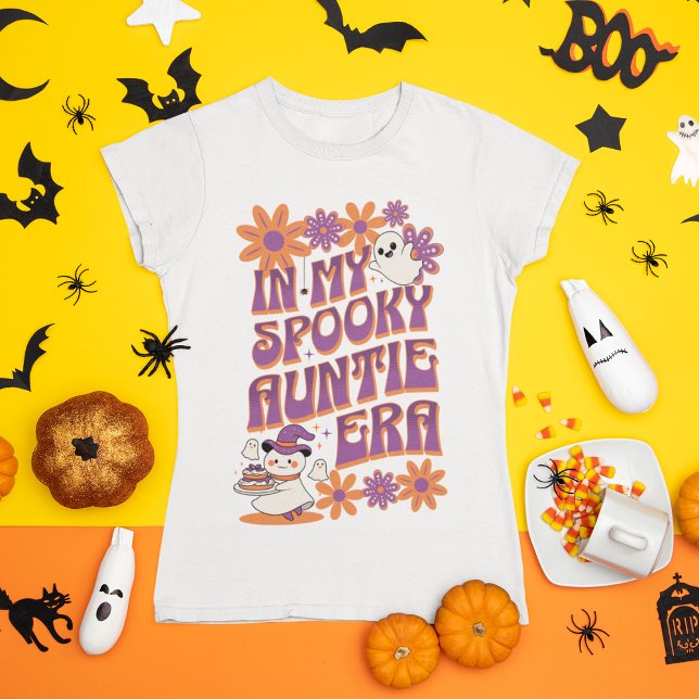 In meiner Spooky Tante Era Retro Halloween T-Shirt (Von Creator hochgeladen)