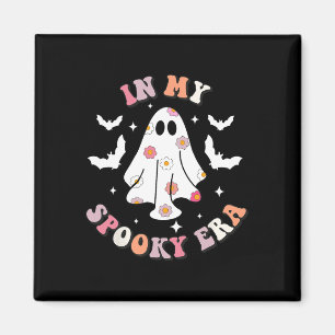 In meiner Spooky Zeit Retro Groovy Niedlich Ghost  Magnet