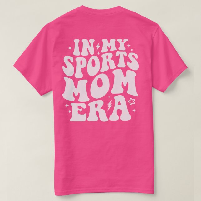 In meiner sportlichen Mama Zeitalter Retro Happy F T-Shirt (Design Rückseite)