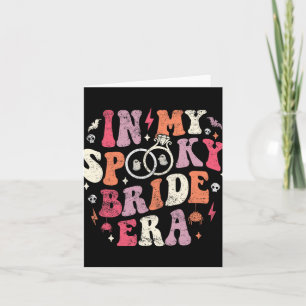 In meiner spöttischen Bride Era Halloween Braut We Karte