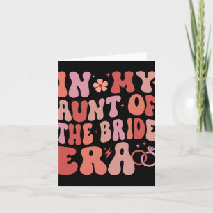In meiner Tante der Brautzeit Groovy Wedding Day Karte