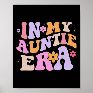 In meiner Tantentasche Retro Groovy für Niedliches Poster