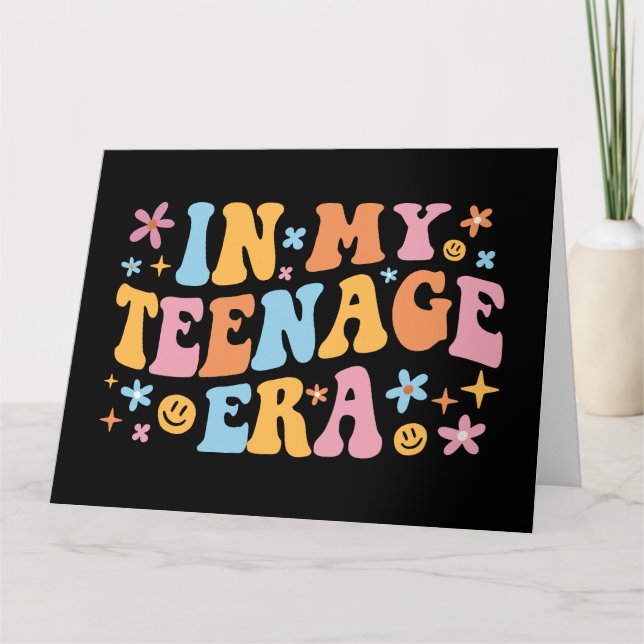 In meiner Teenagerzeit I Karte (Vorderseite)