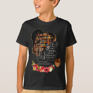 In Meiner Traumwelt Sind Bücher Für Traum Mädchen T-Shirt