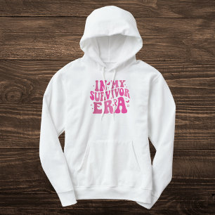 In meiner Überlebenszeit pinkfarbene Brustkrebserk Hoodie