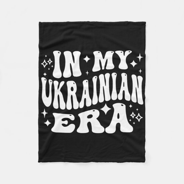 In meiner ukrainischen Ära  Fleecedecke (Vorderseite)