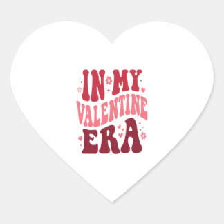 In meiner Valentinzeit Herz-Aufkleber