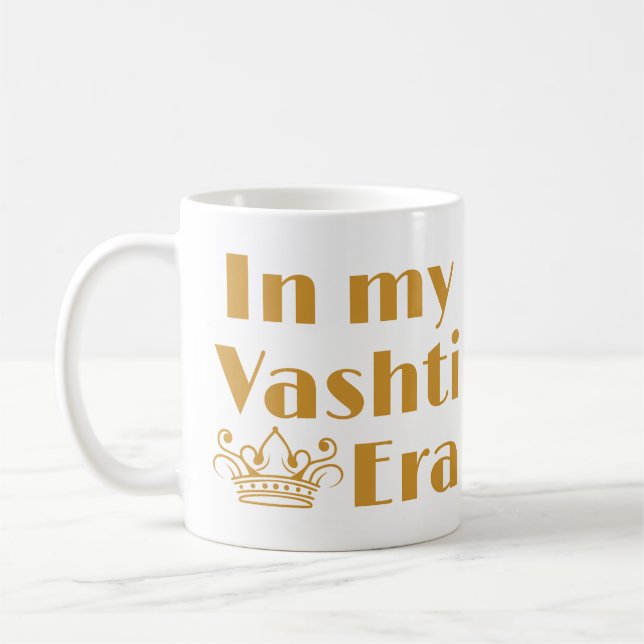 In meiner Vashti-Zeit Purim-Tasse Kaffeetasse (Links)