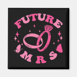 In meiner Verlobten Ära Groovy Bride Junggeselinne Magnet