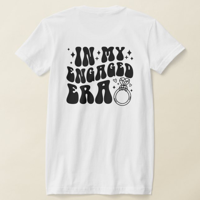 In meiner Verlobten Zeit Retro Groovy Bride (auf d T-Shirt (AblageHinten)