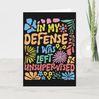 In meiner Verteidigung wurde ich Boho-Blumen ohne  Karte