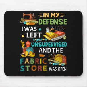 In meiner Verteidigung wurde mir ein unbeaufsichti Mousepad