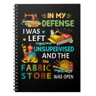 In meiner Verteidigung wurde mir ein unbeaufsichti Notizblock