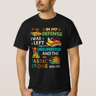 In meiner Verteidigung wurde mir ein unbeaufsichti T-Shirt