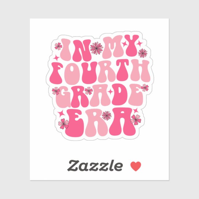 In meiner vierten Klasse Aufkleber (Blatt)