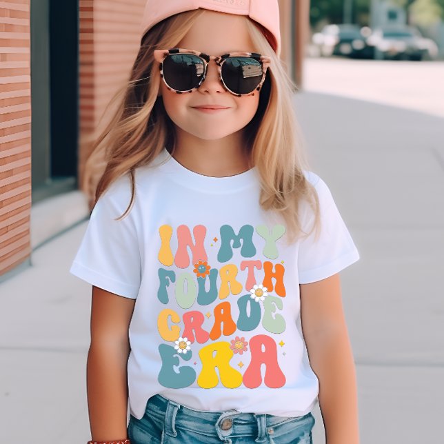 In meiner vierten Klasse Era Groovy T-Shirt (Von Creator hochgeladen)