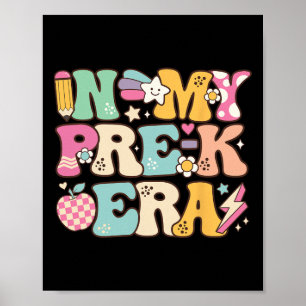 In meiner Vorschulzeit Girl Ck Zur Schule Süße Vor Poster