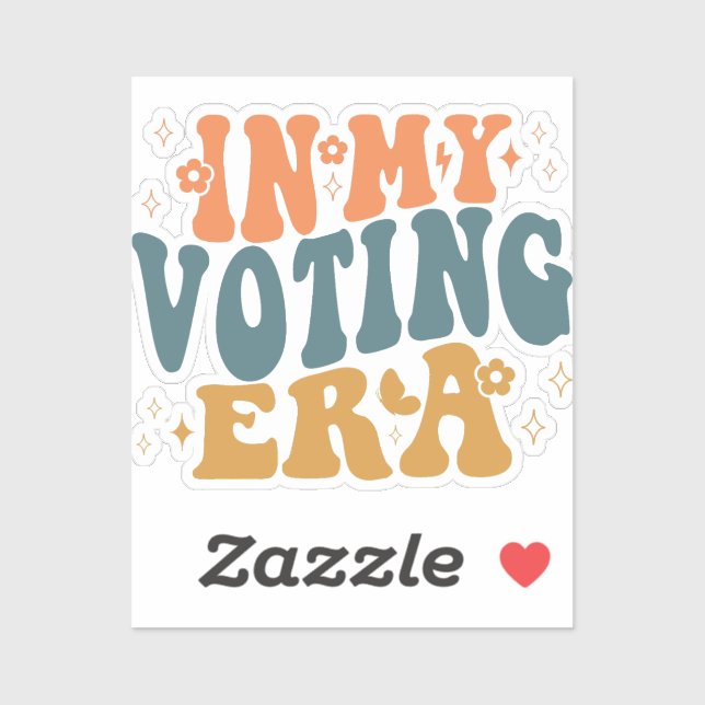 In meiner Wahlperiode kehrt die Wavy zurück Aufkleber (Blatt)