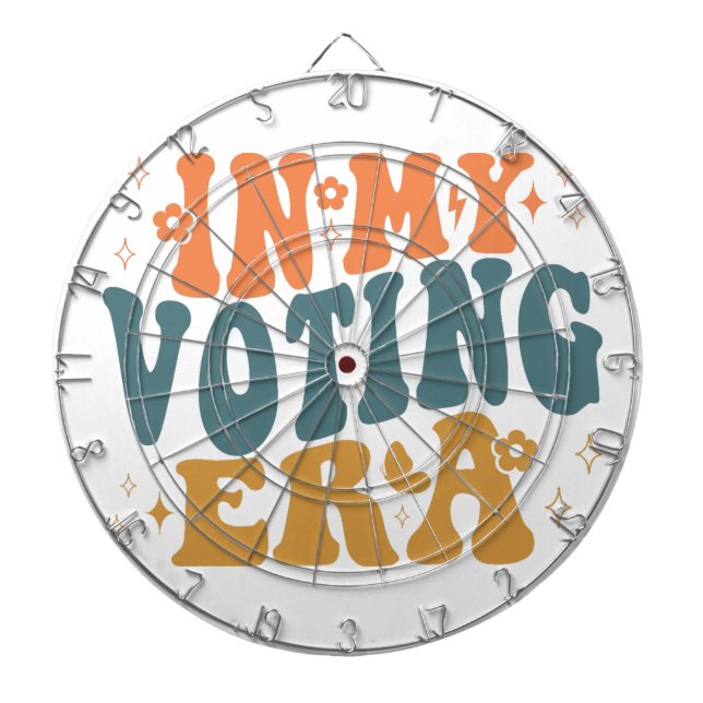 In meiner Wahlperiode kehrt die Wavy zurück Dartscheibe (vorne)