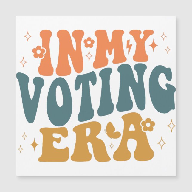 In meiner Wahlperiode kehrt die Wavy zurück Magnetkarte (Vorderseite)