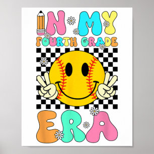In meiner weichen vierten Klasse Ära Retro-Lächeln Poster