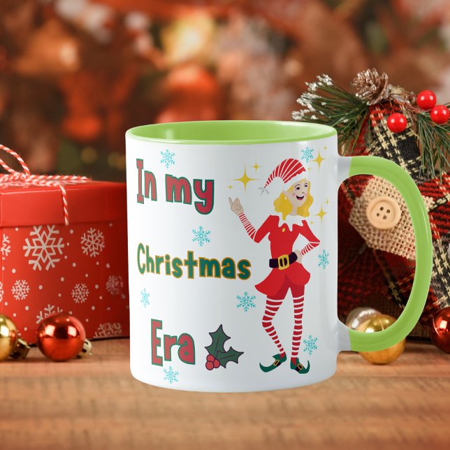In meiner Weihnachtszeit Elf Niedliche Tasse (Von Creator hochgeladen)